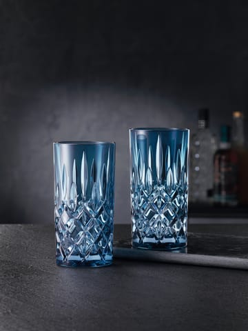 Verres Noblesse Longdrink 39,5 cl lot de 2 - Vintage blue - Nachtmann