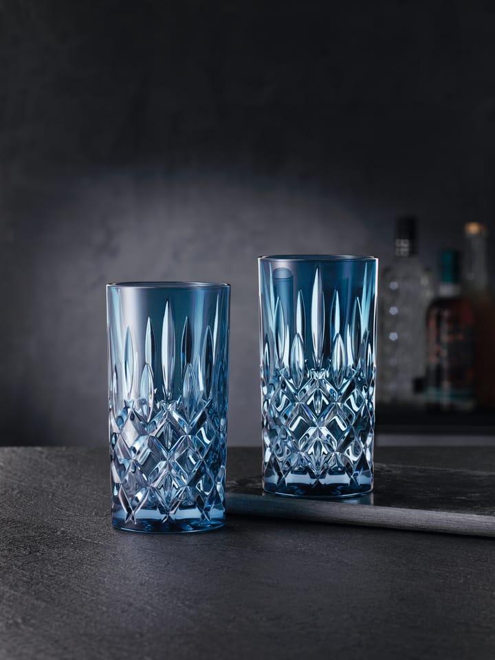 Verres Noblesse Longdrink 39,5 cl lot de 2, Vintage blue Nachtmann