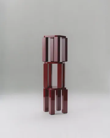 Atlas tabouret - Burgundy - New Works