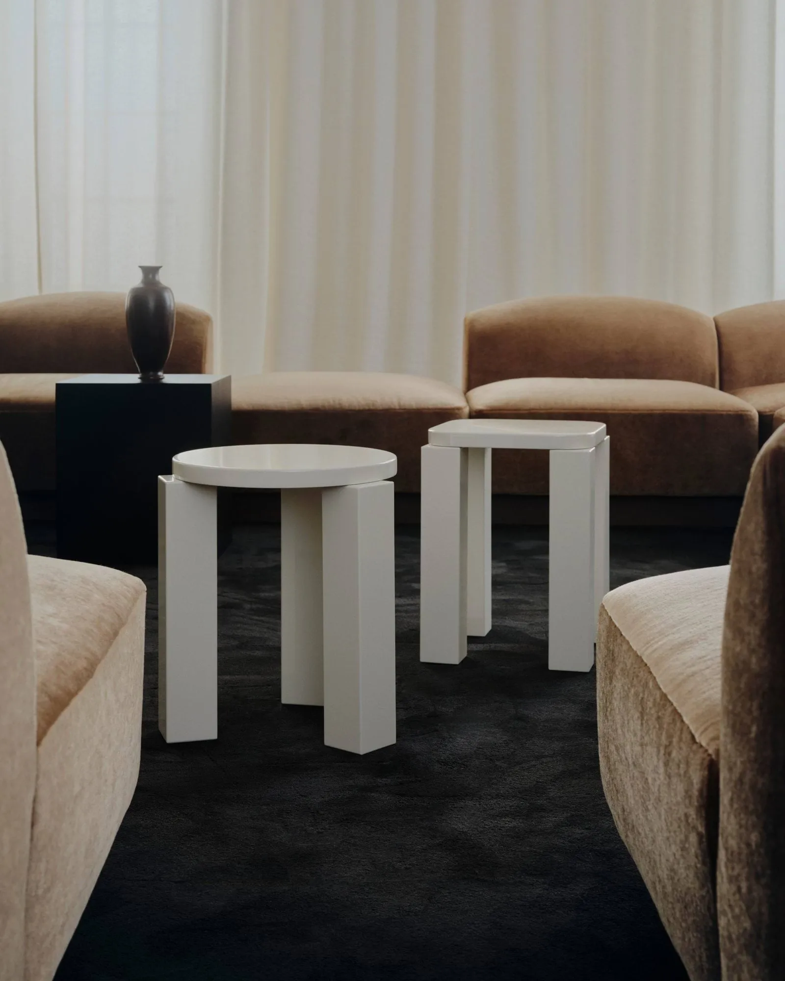 Atlas tabouret, Crème New Works