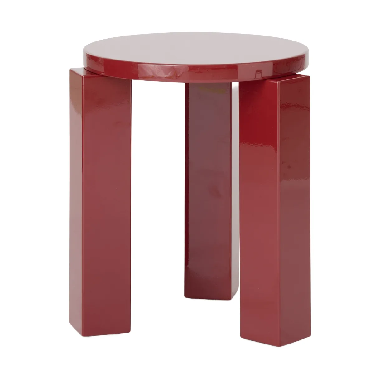 Atlas tabouret rond, Burgundy, Ø36x44 cm New Works