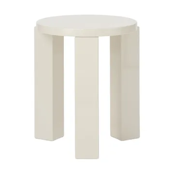 Atlas tabouret rond - Crème, Ø36x44 cm - New Works