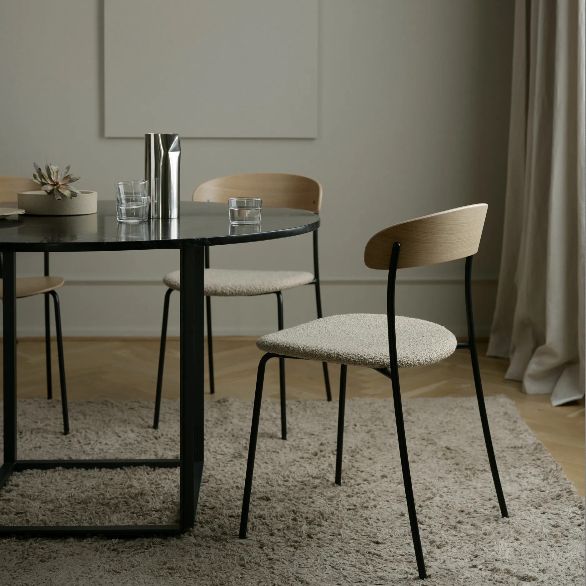 Carafe Pleat, Acier inoxydable New Works