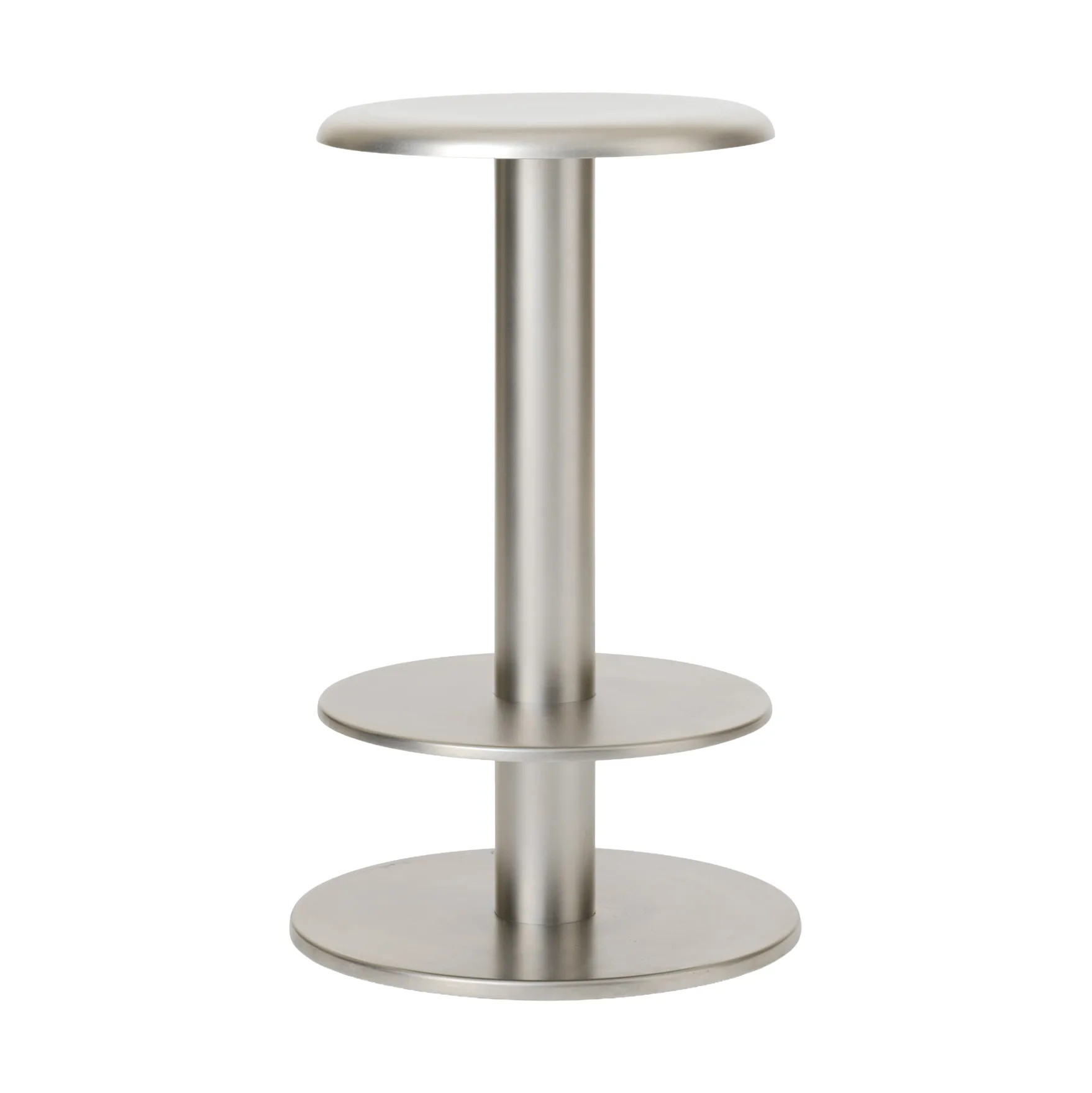 New Works Coupe tabouret de bar Acier inoxydable, 66 cm