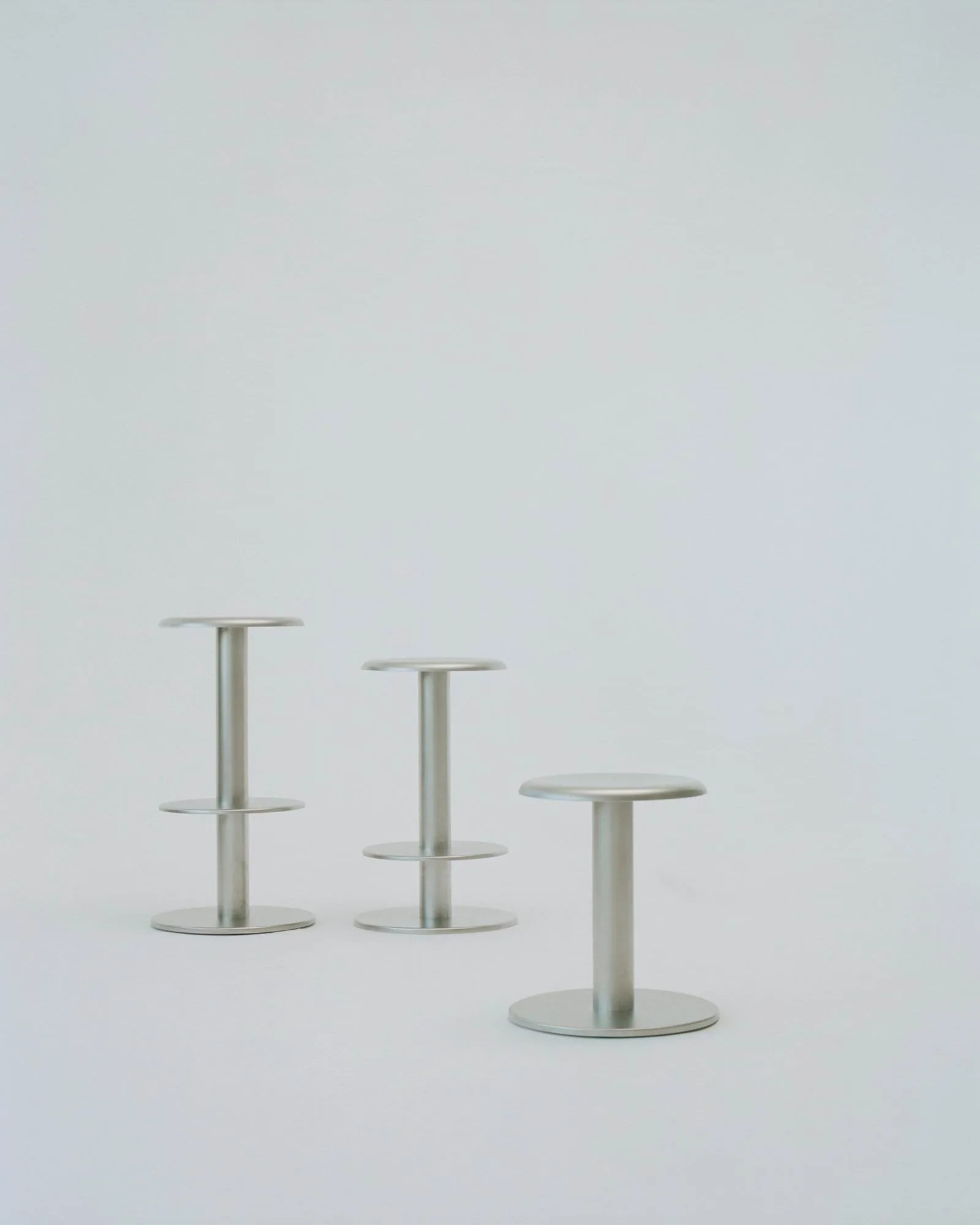 Coupe tabouret de bar, Acier inoxydable, 66 cm New Works