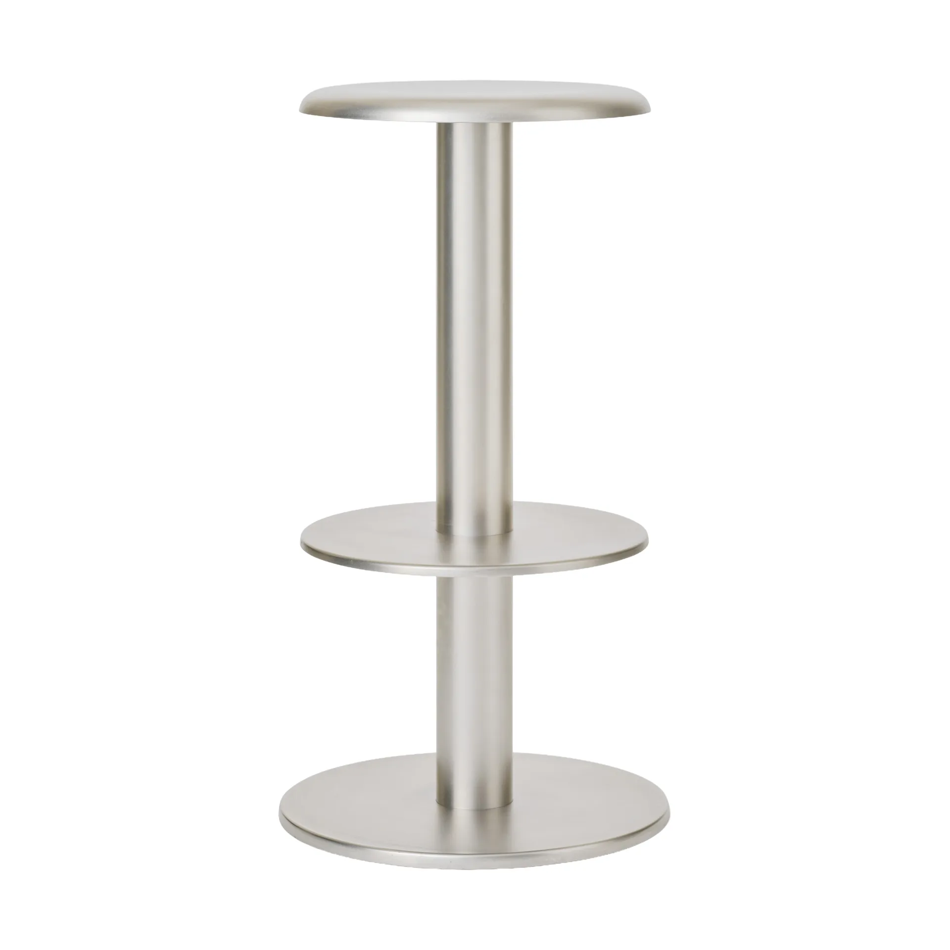 New Works Coupe tabouret de bar Acier inoxydable, 76 cm