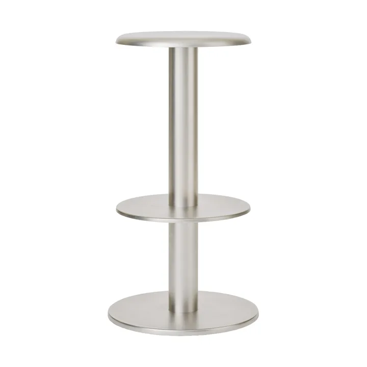 Coupe tabouret de bar - Acier inoxydable, 76 cm - New Works