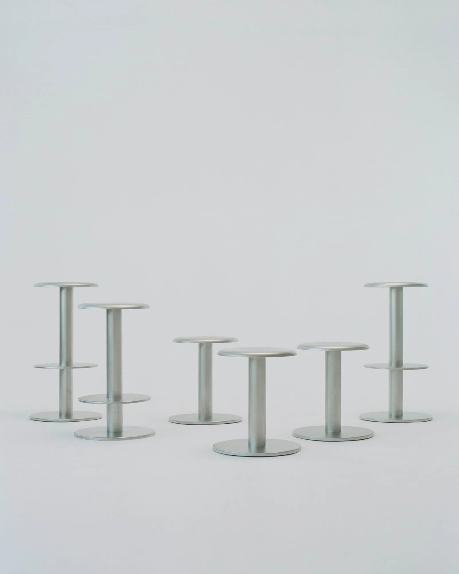 Coupe tabouret de bar, Acier inoxydable, 76 cm New Works
