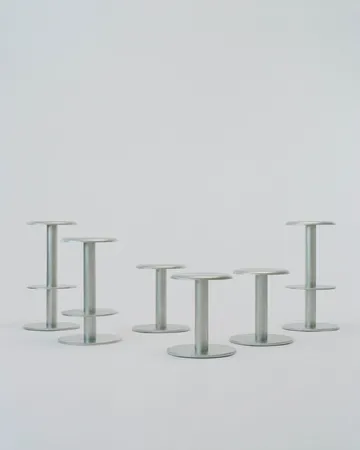 Coupe tabouret de bar - Acier inoxydable, 76 cm - New Works