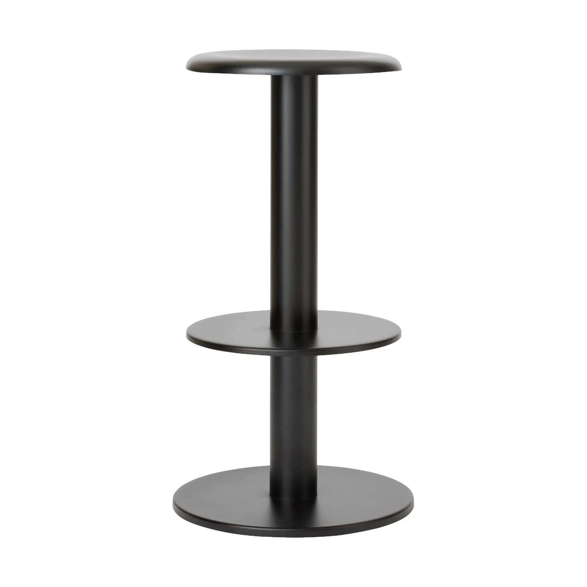 New Works Coupe tabouret de bar Noir, 76 cm
