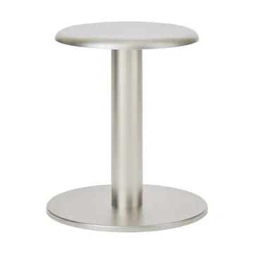Coupe tabouret rond - Acier inoxydable, Ø40x46 cm - New Works