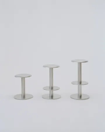 Coupe tabouret rond - Acier inoxydable, Ø40x46 cm - New Works