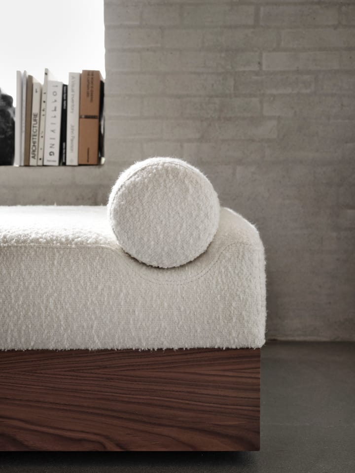 Divan Mass 200x75x51 cm, Karakorum ivory 001-walnut New Works