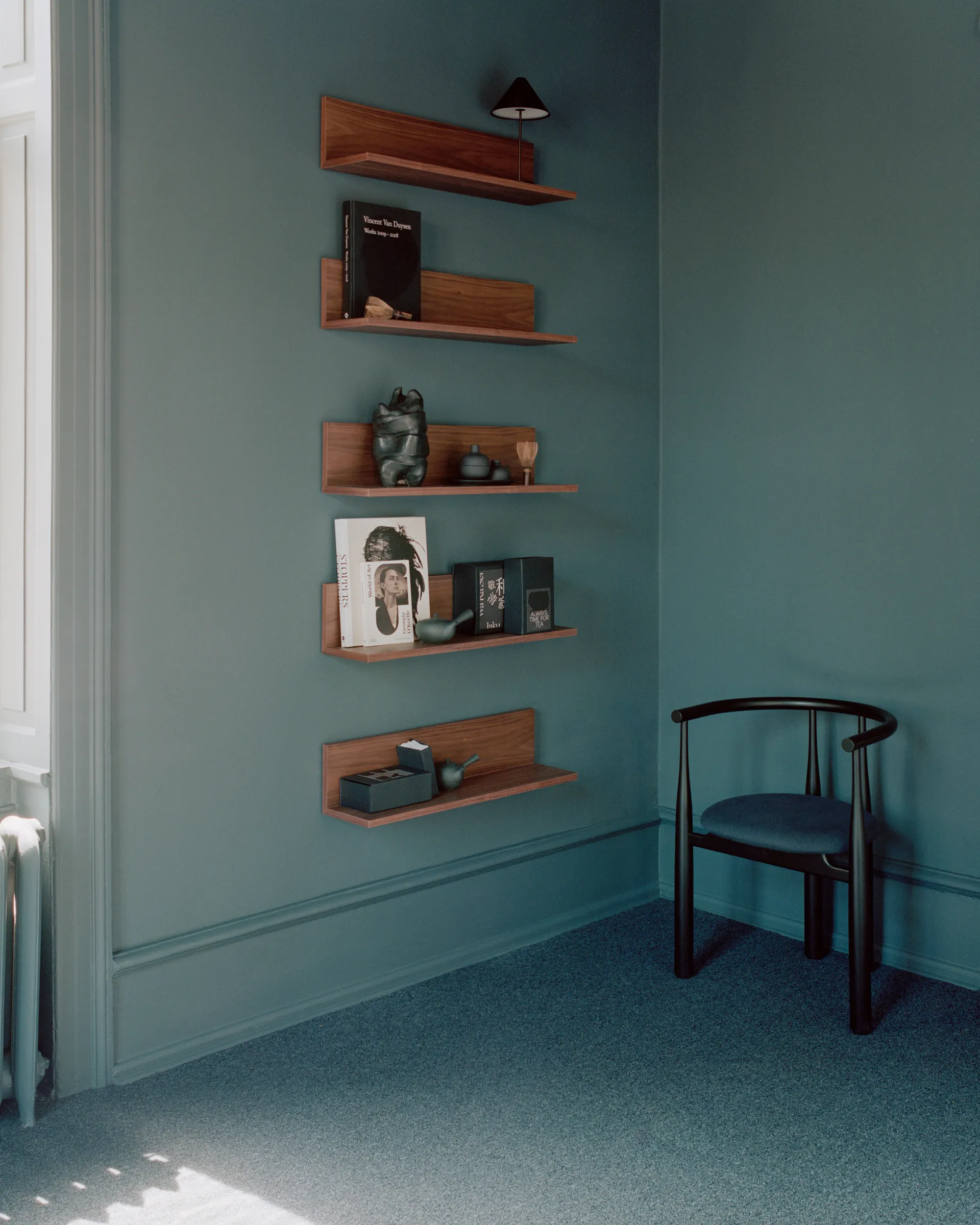 Étagère murale Tana 75 cm, Noyer New Works