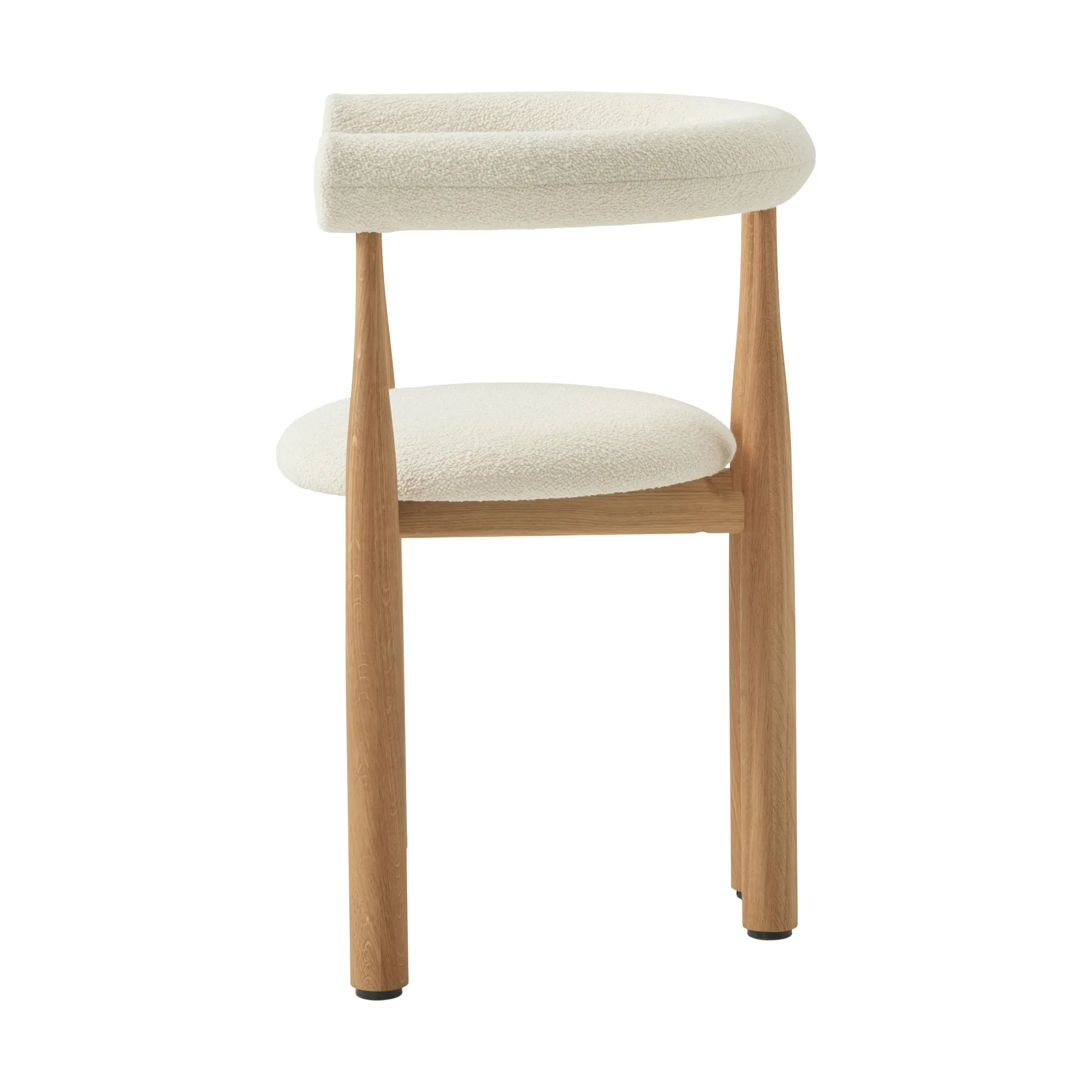 Fauteuil Bukowski tapissé, Oak, Barnum Lana New Works