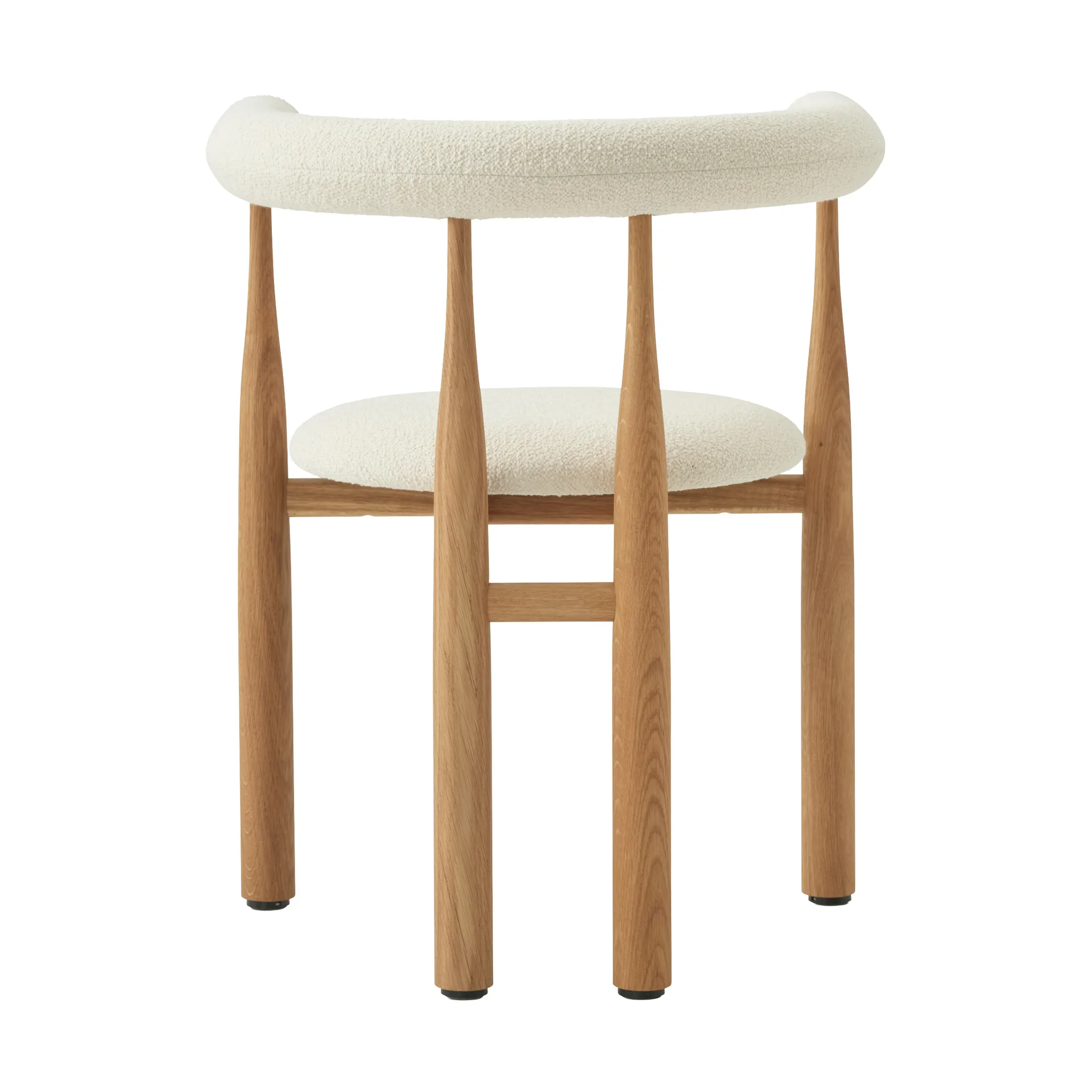 Fauteuil Bukowski tapissé, Oak, Barnum Lana New Works
