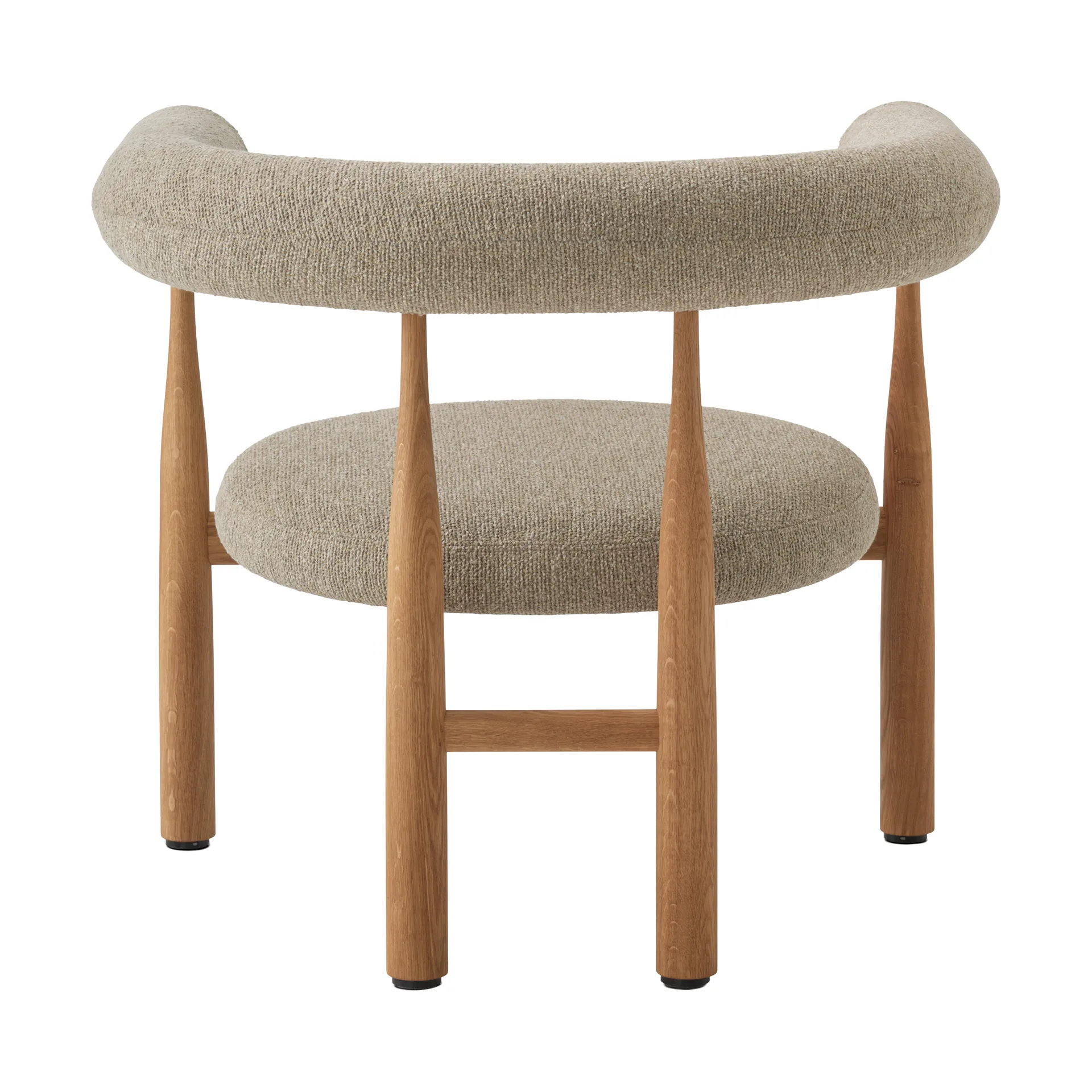Fauteuil lounge Bukowski, Oak, Moss 16 New Works