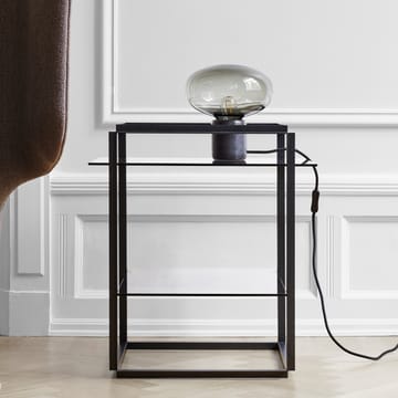 Lampe de table Karl-Johan - Black marquina-smoked glass - New Works