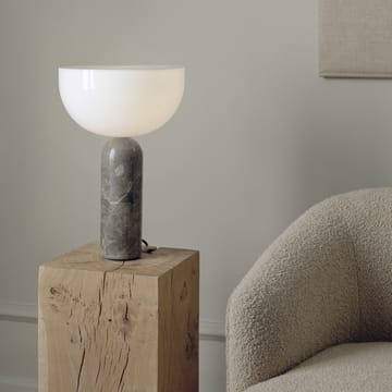 Lampe de table Kizu large - Gris du marais - New Works