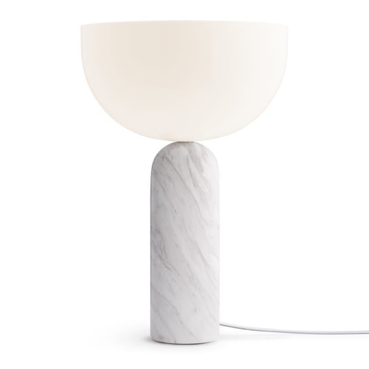 Lampe de table Kizu large - White marble - New Works