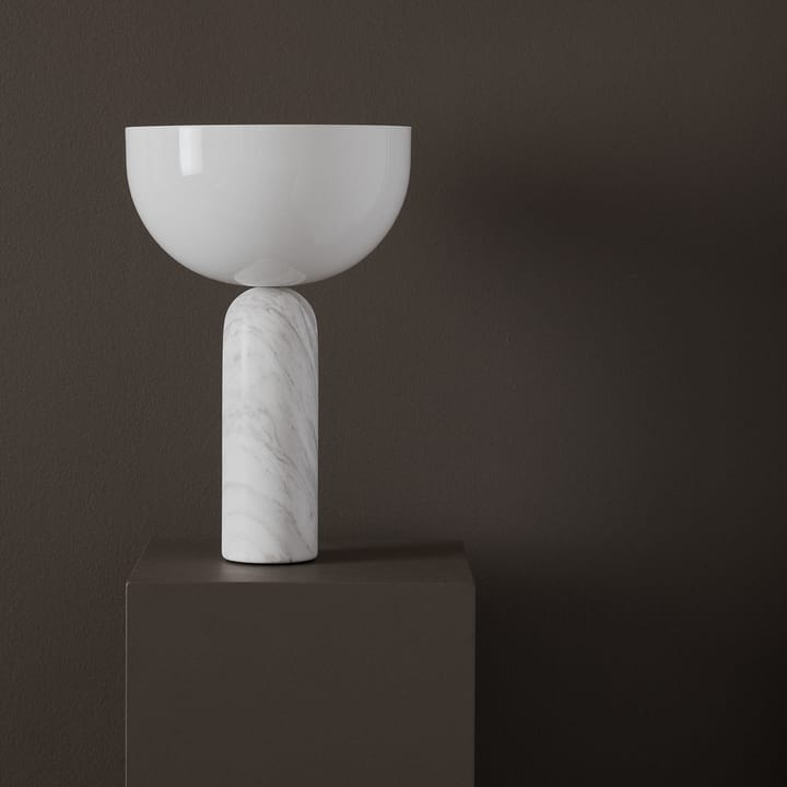 Lampe de table Kizu large - White marble - New Works