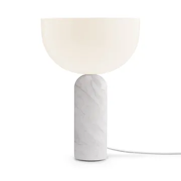 Lampe de table Kizu small - White marble - New Works
