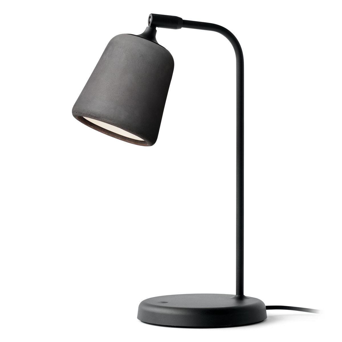 New Works Lampe de table Material Dark grey concrete