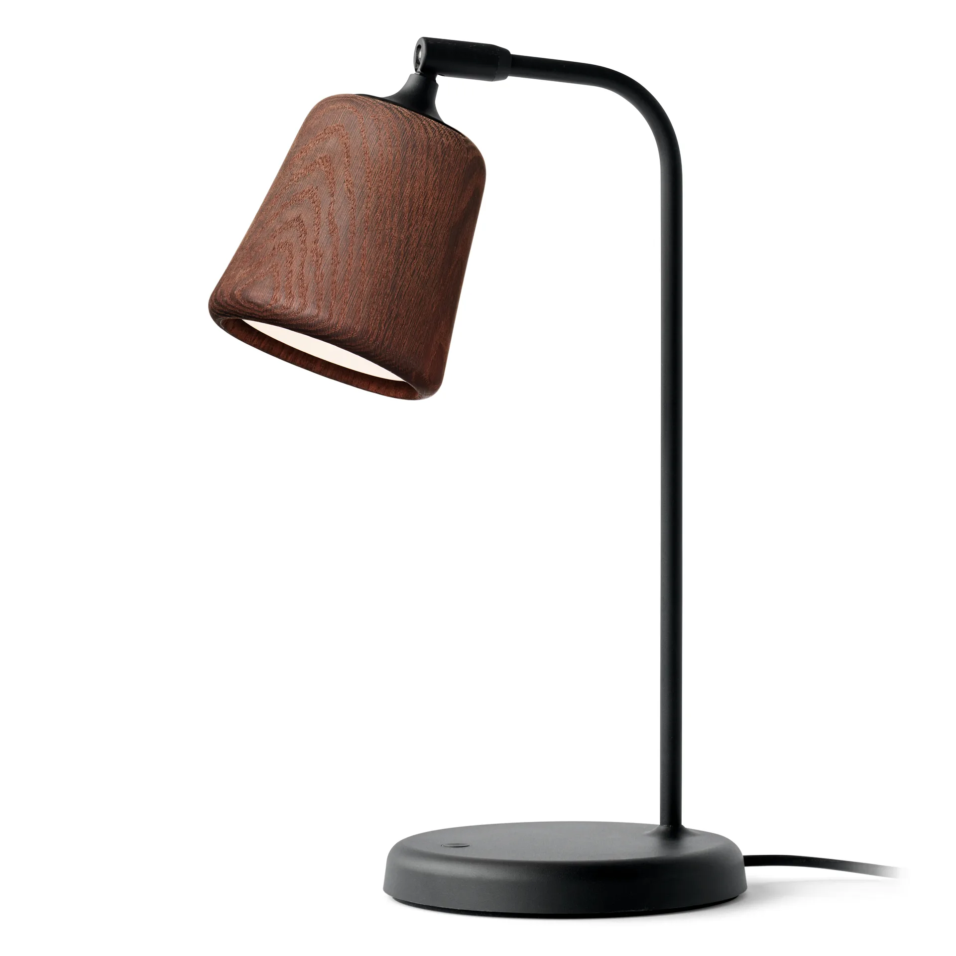 Lampe de table Material, Smoked oak New Works