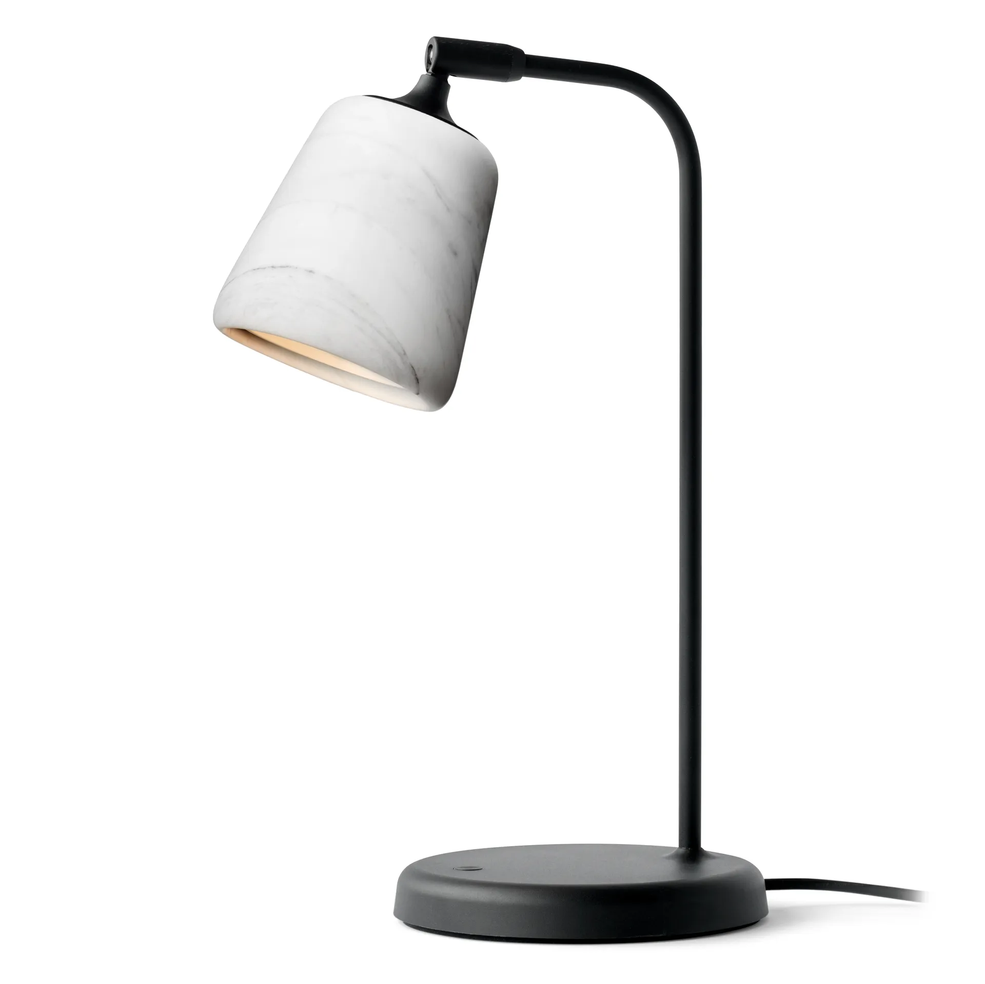 Lampe de table Material, White marble New Works