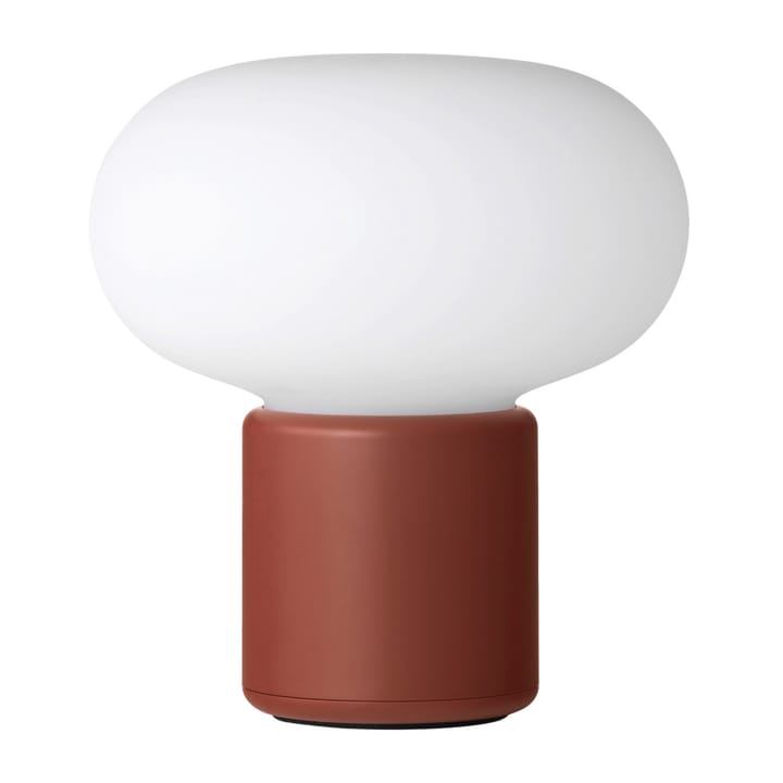 Lampe de table portable Karl-Johan - Earth red - New Works