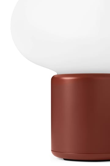 Lampe de table portable Karl-Johan - Earth red - New Works