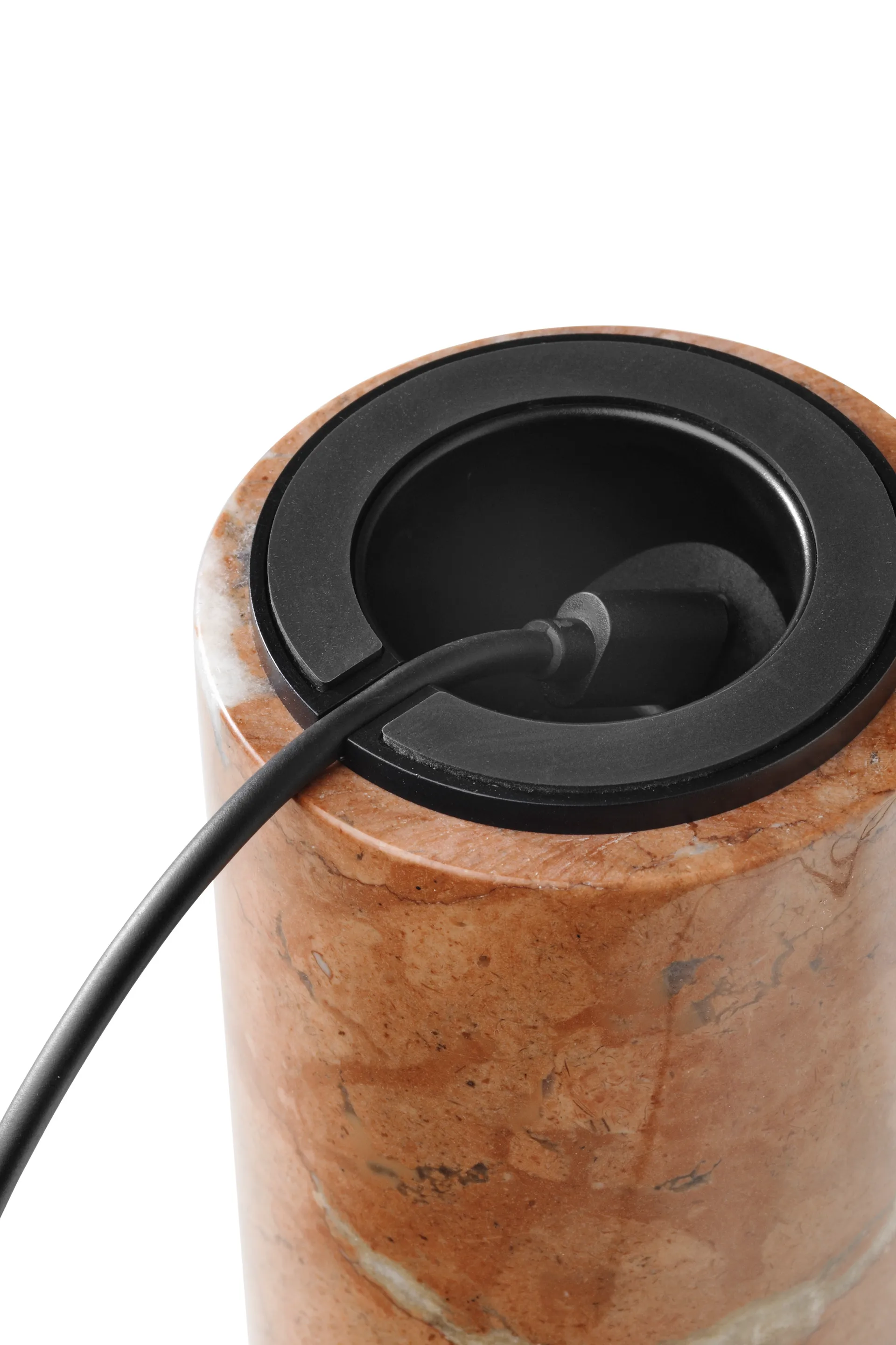 Lampe de table portable Kizu, Breccia Pernice New Works