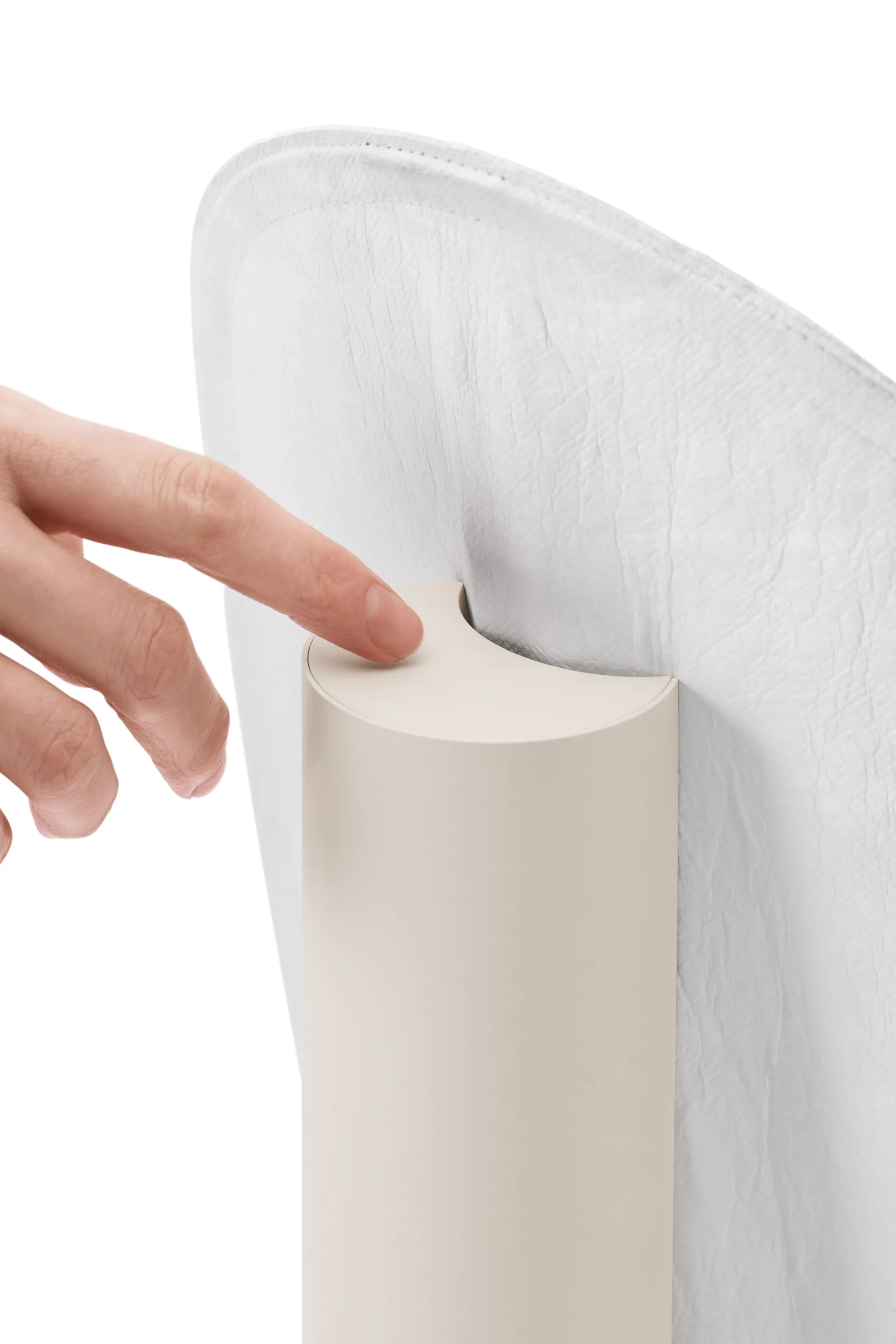 Lampe de table portable Tense 43 cm, Blanc New Works