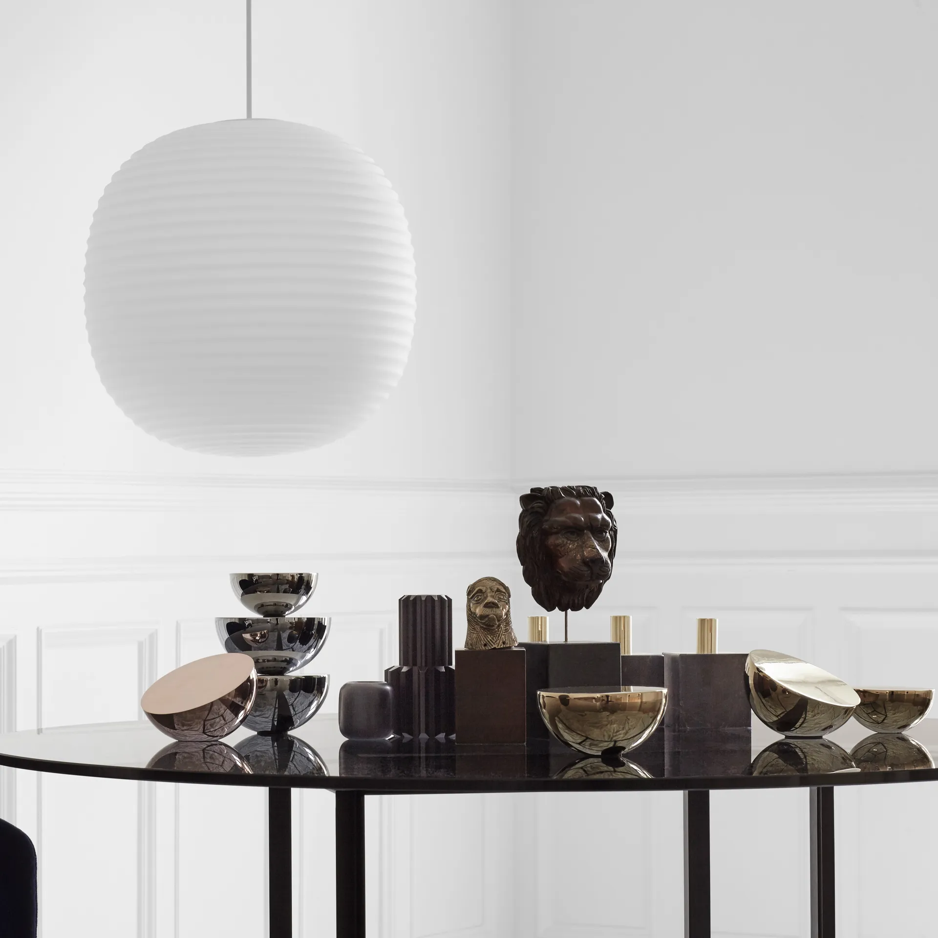 Miroir de table Aura, Cuivre New Works