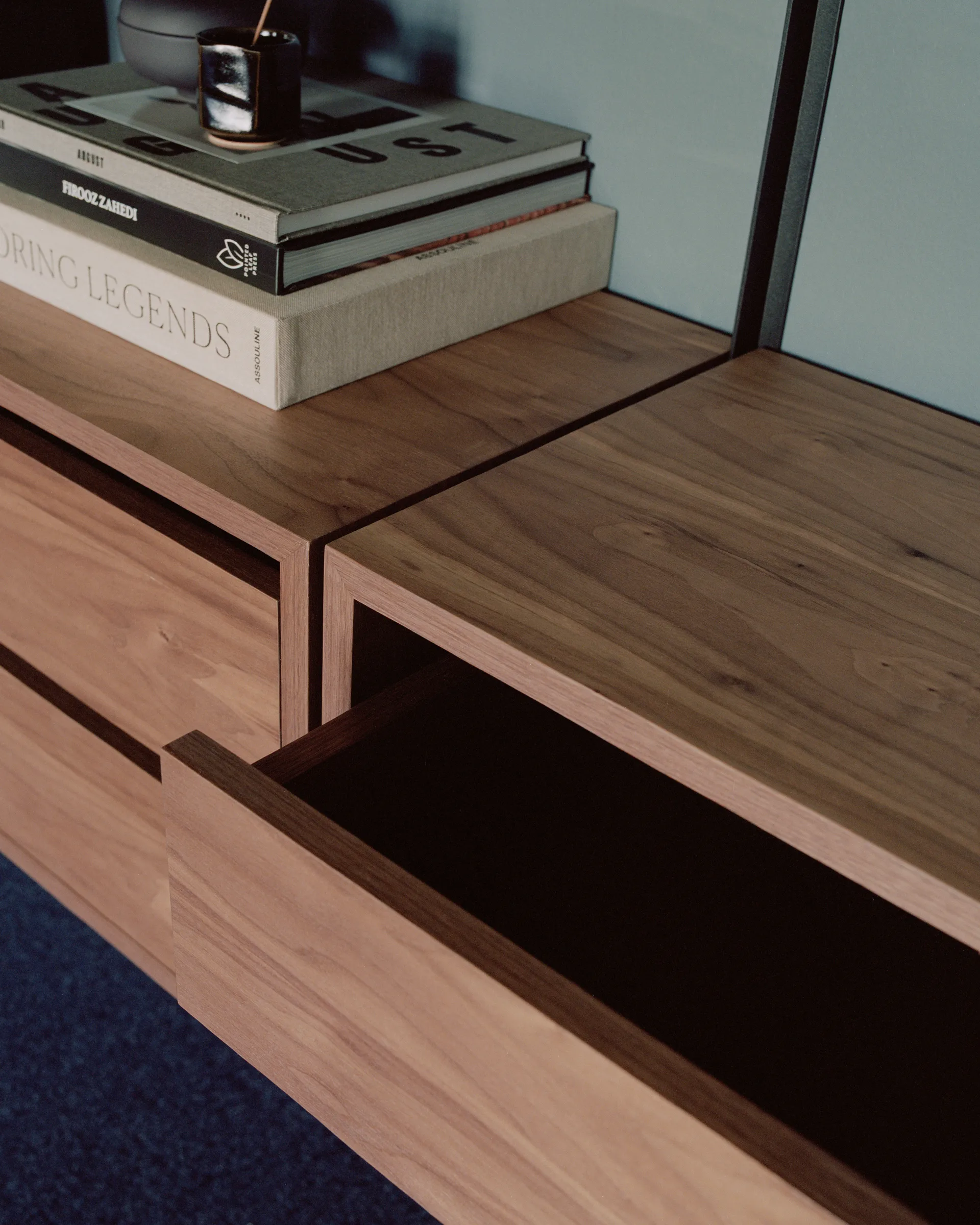 Section de tiroirs New Works 79x35 cm, Noyer New Works