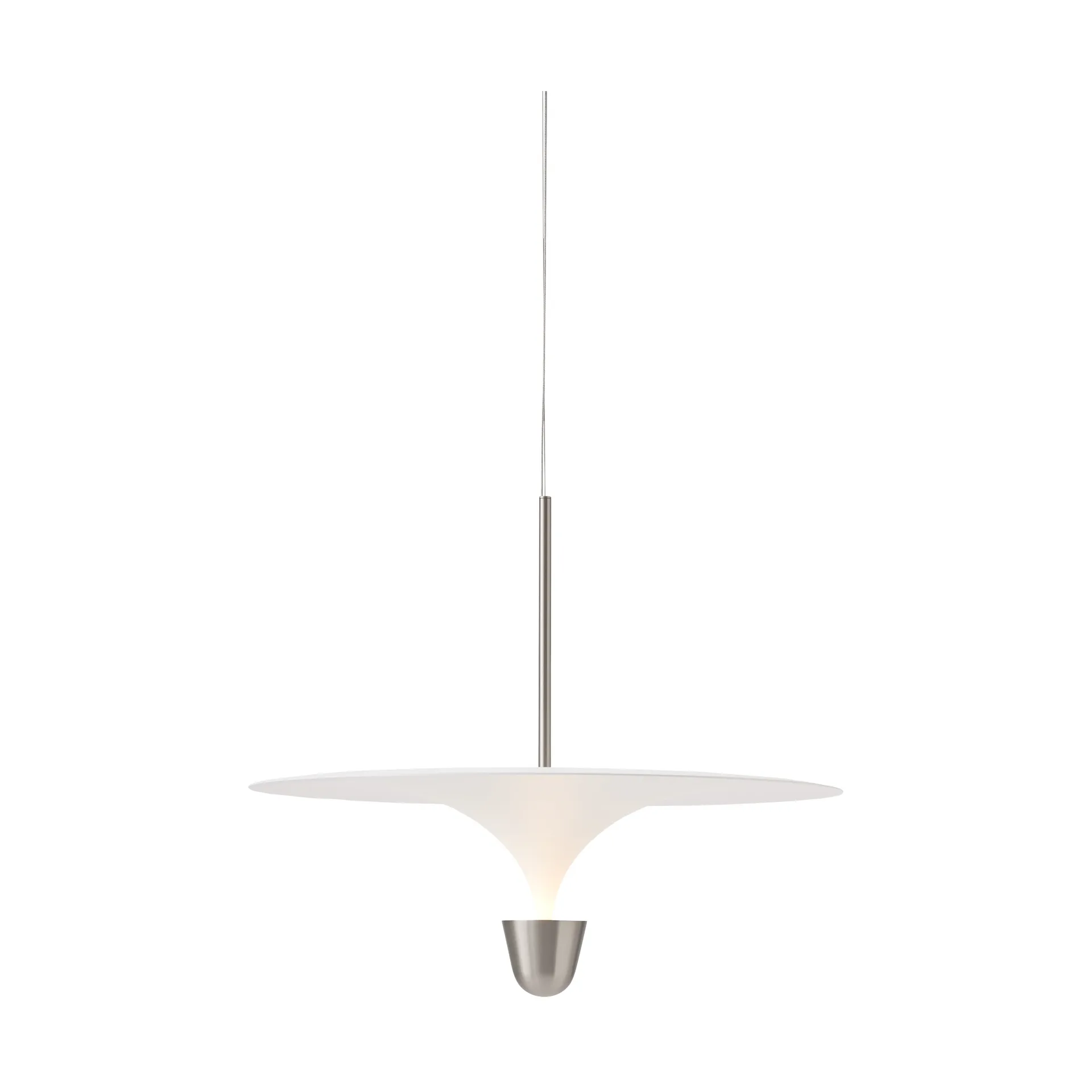 Suspension Kantarell Ø60 cm, Nickel Plated New Works