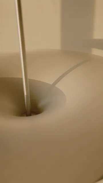 Suspension Kantarell Ø60 cm - Nickel Plated - New Works