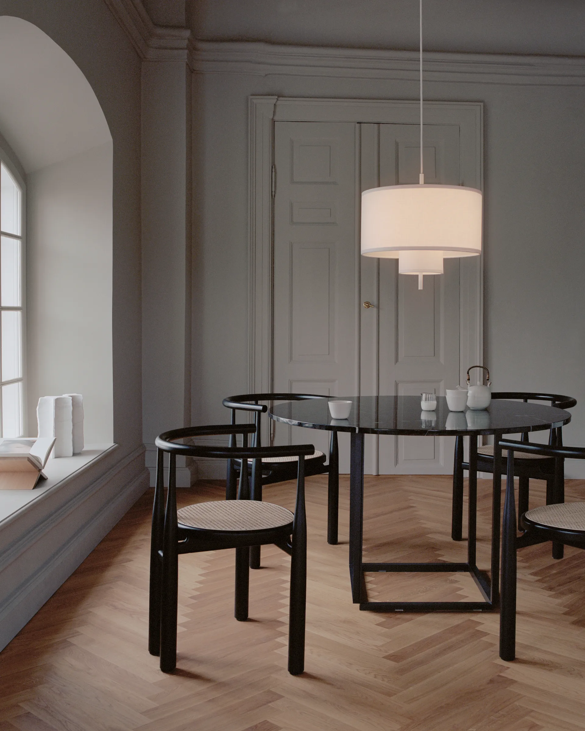 Suspension Margin Ø50 cm, White New Works