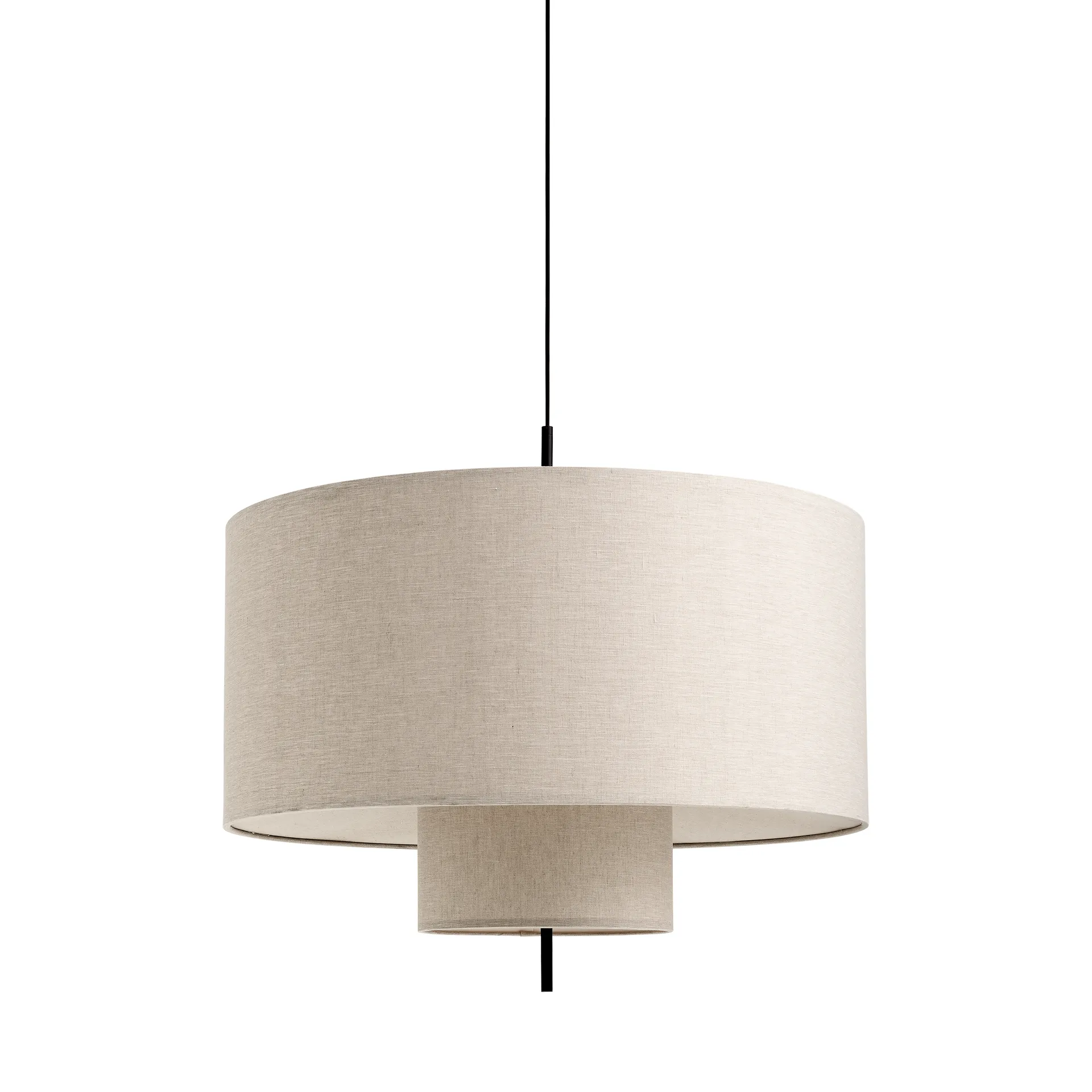 Suspension plafond pendule Margin Ø90 cm, Beige New Works