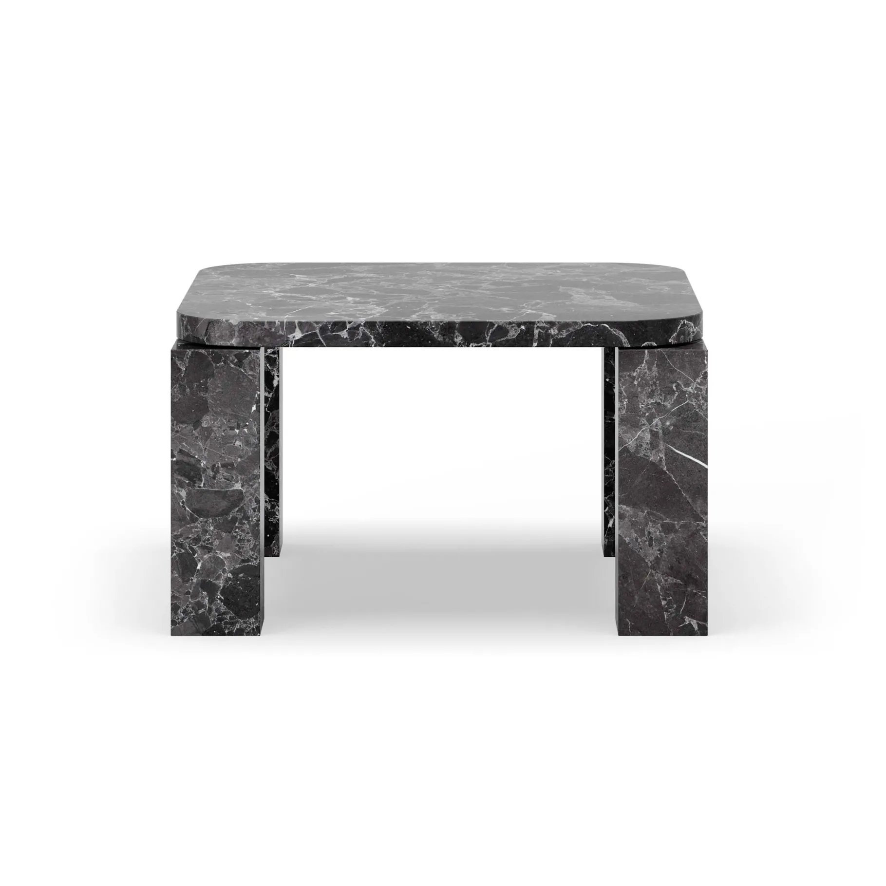 Table basse Atlas 60x60 cm, Costa black marble New Works