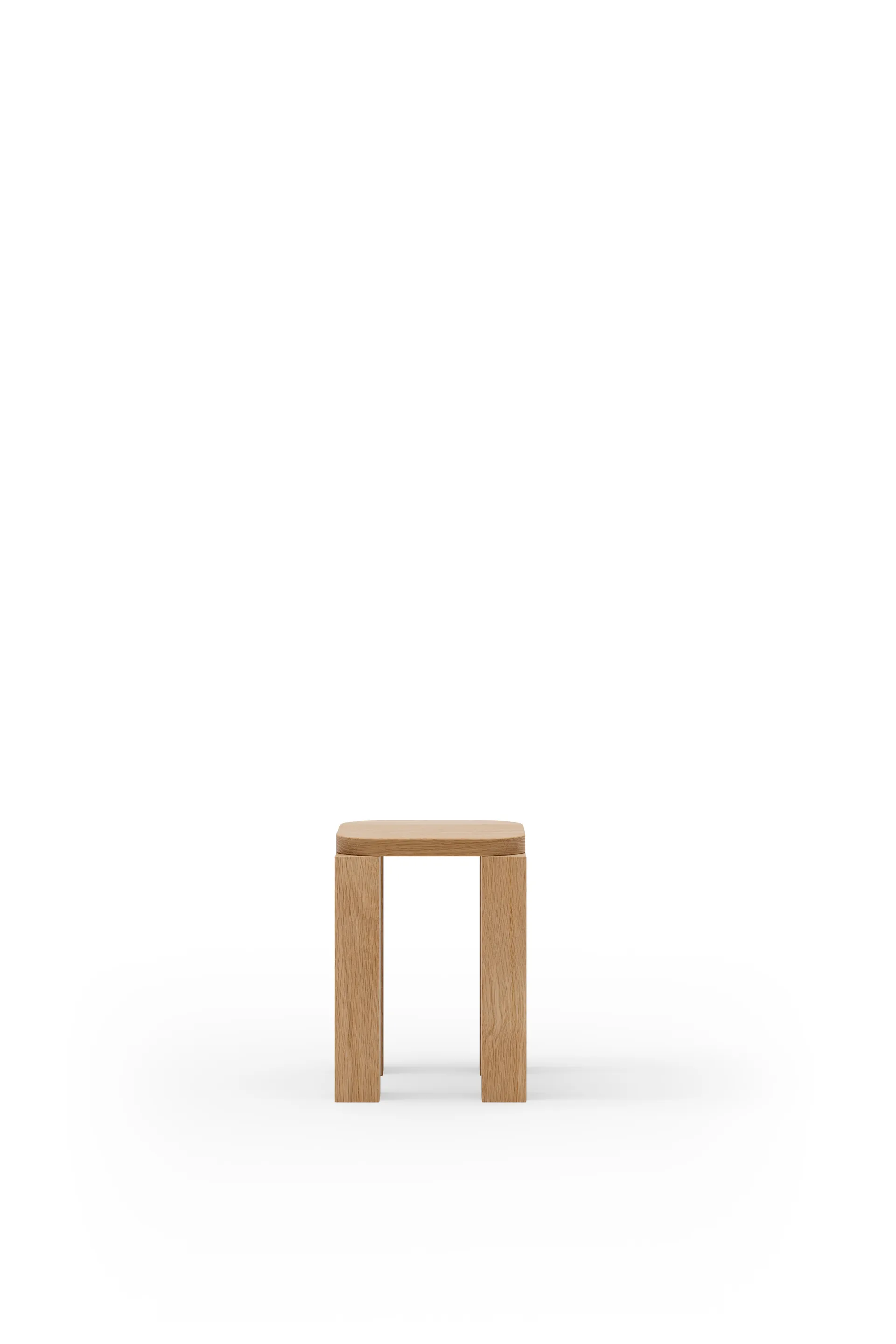 Tabouret Atlas, Natural Oak New Works