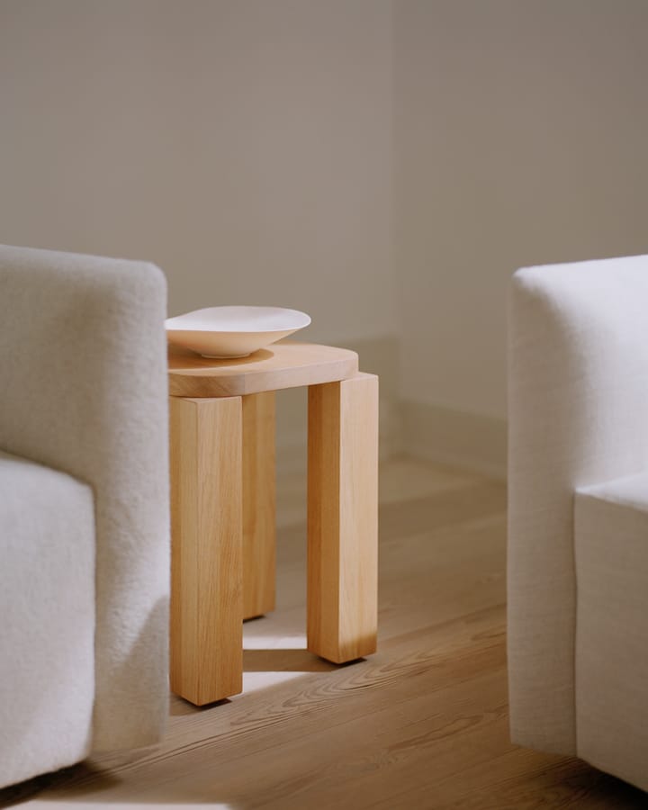 Tabouret Atlas, Natural Oak New Works