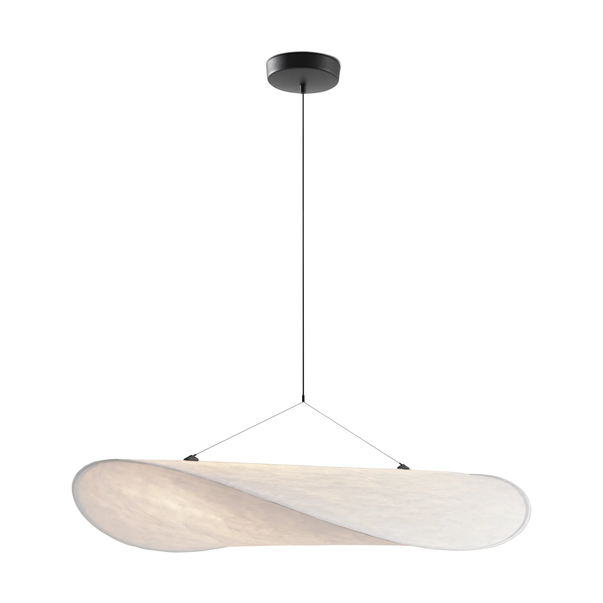 Tense Pendule, White, Ø120 New Works