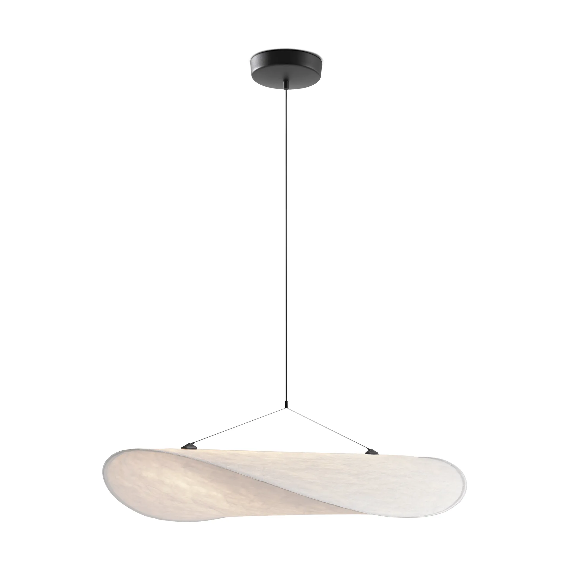 Tense Pendule, White, Ø90 New Works