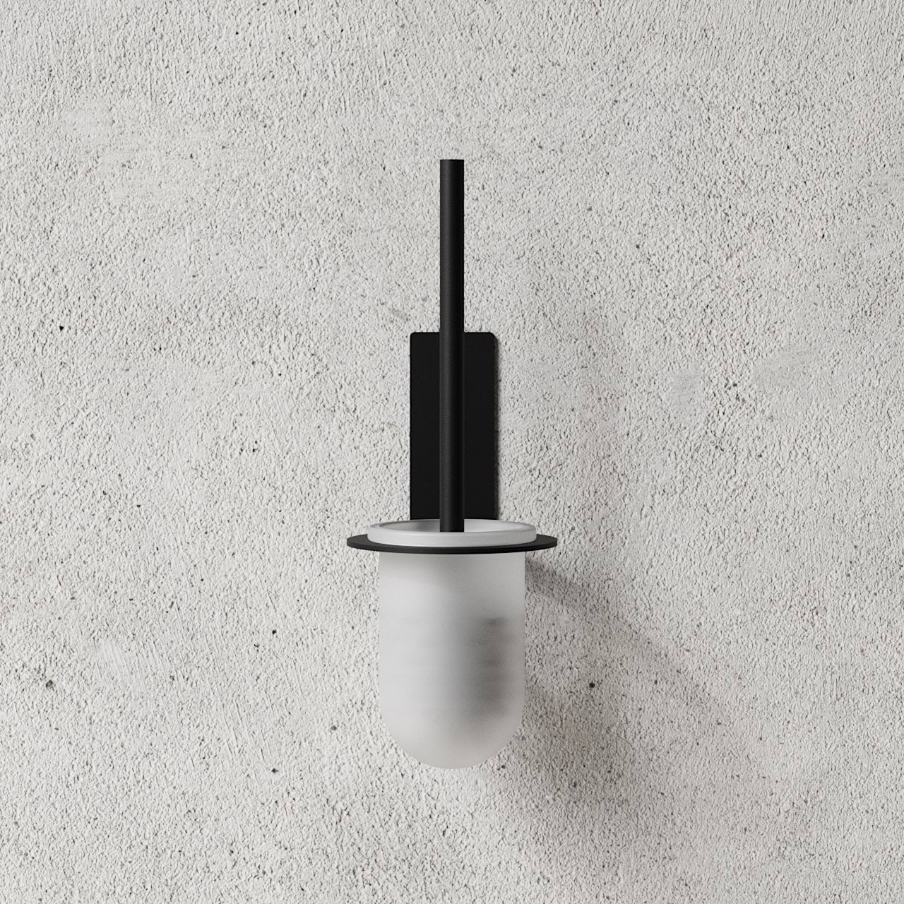 Nichba brosse WC, Black Nichba