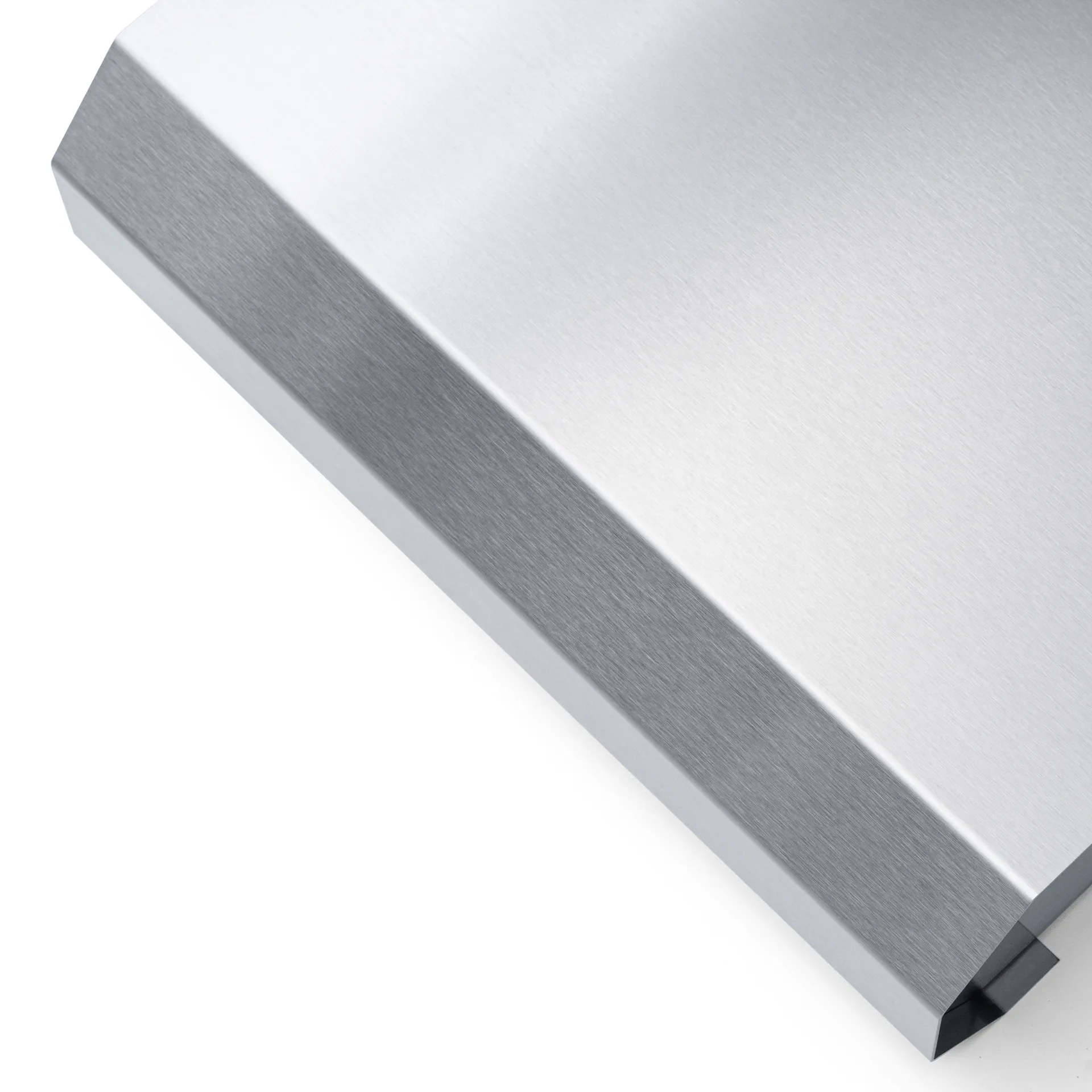 Nichba corbeille à papier, Acier inoxydable brossé, 12 L Nichba