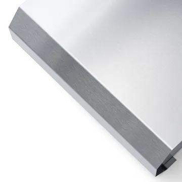 Nichba corbeille à papier - Acier inoxydable brossé, 12 L - Nichba