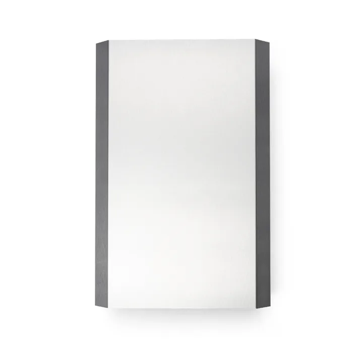 Nichba corbeille à papier - Acier inoxydable brossé, 48 L - Nichba