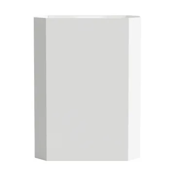 Nichba corbeille à papier - Blanc, 12 L - Nichba