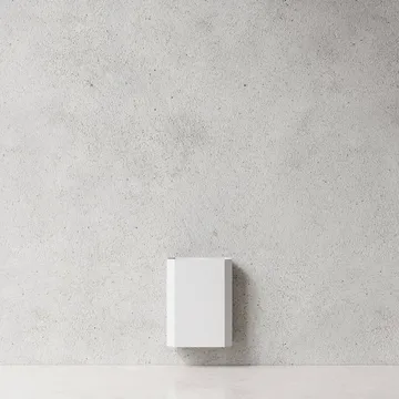 Nichba corbeille à papier - Blanc, 12 L - Nichba
